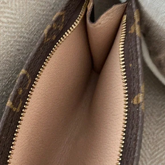 LOUIS VUITTON Authentic Zippy Pouch Monogram Unbranded Good Chain & Tassel - Picture 8 of 9